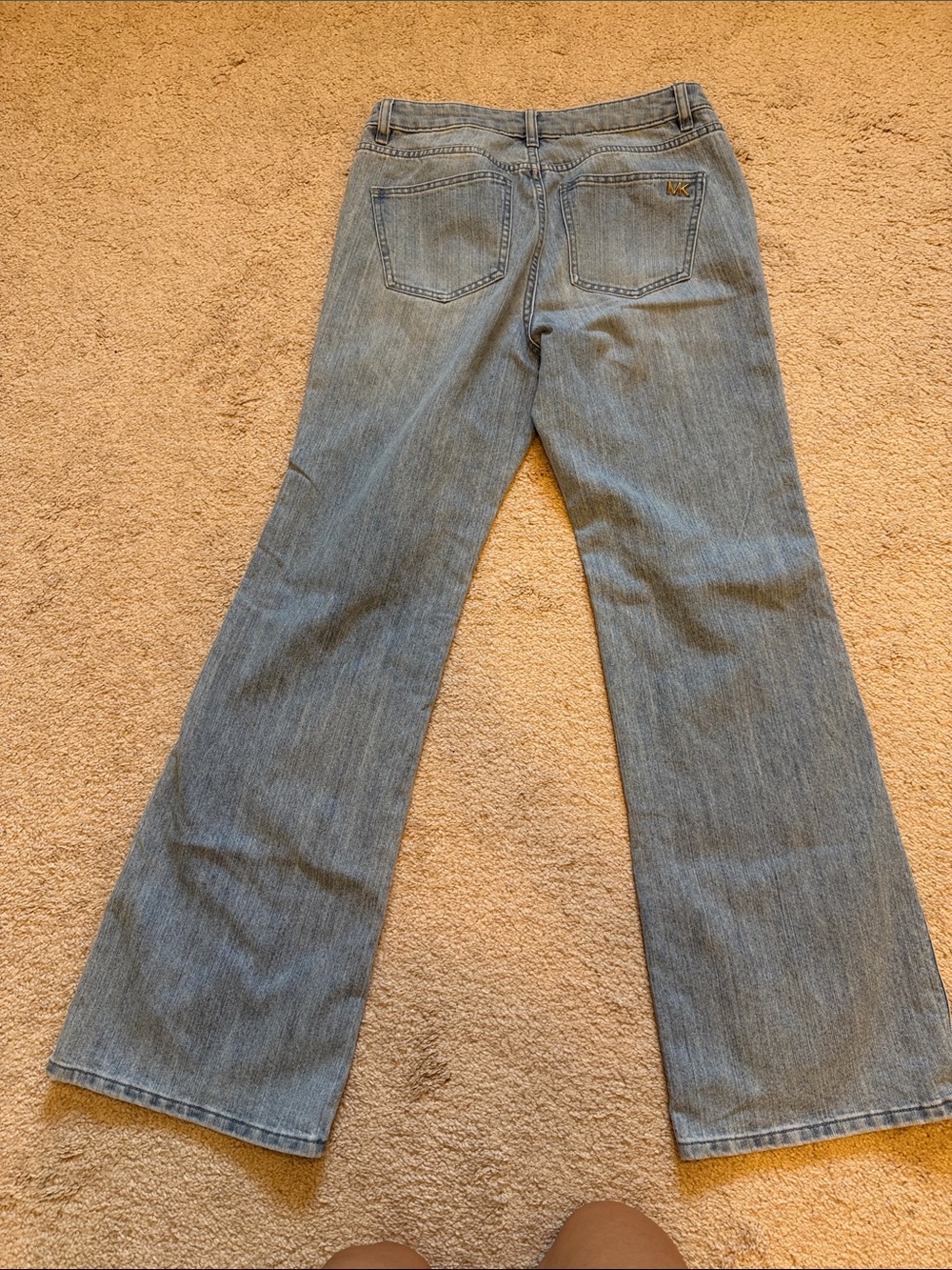 High-Rise Light Blue Flared Women’s Jeans - Picture 2 of 4